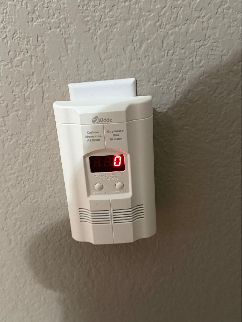 Kidde Carbon Monoxide & Explosive Gas Alarm Digital Display Detector